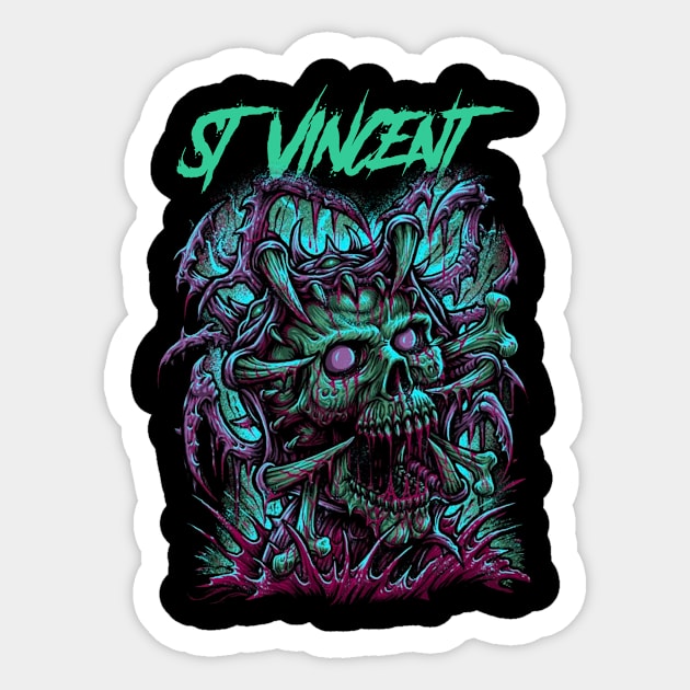 ST VINCENT BAND Sticker by batubara.studio